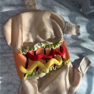 Hot Dog Costume for Kids - Beige